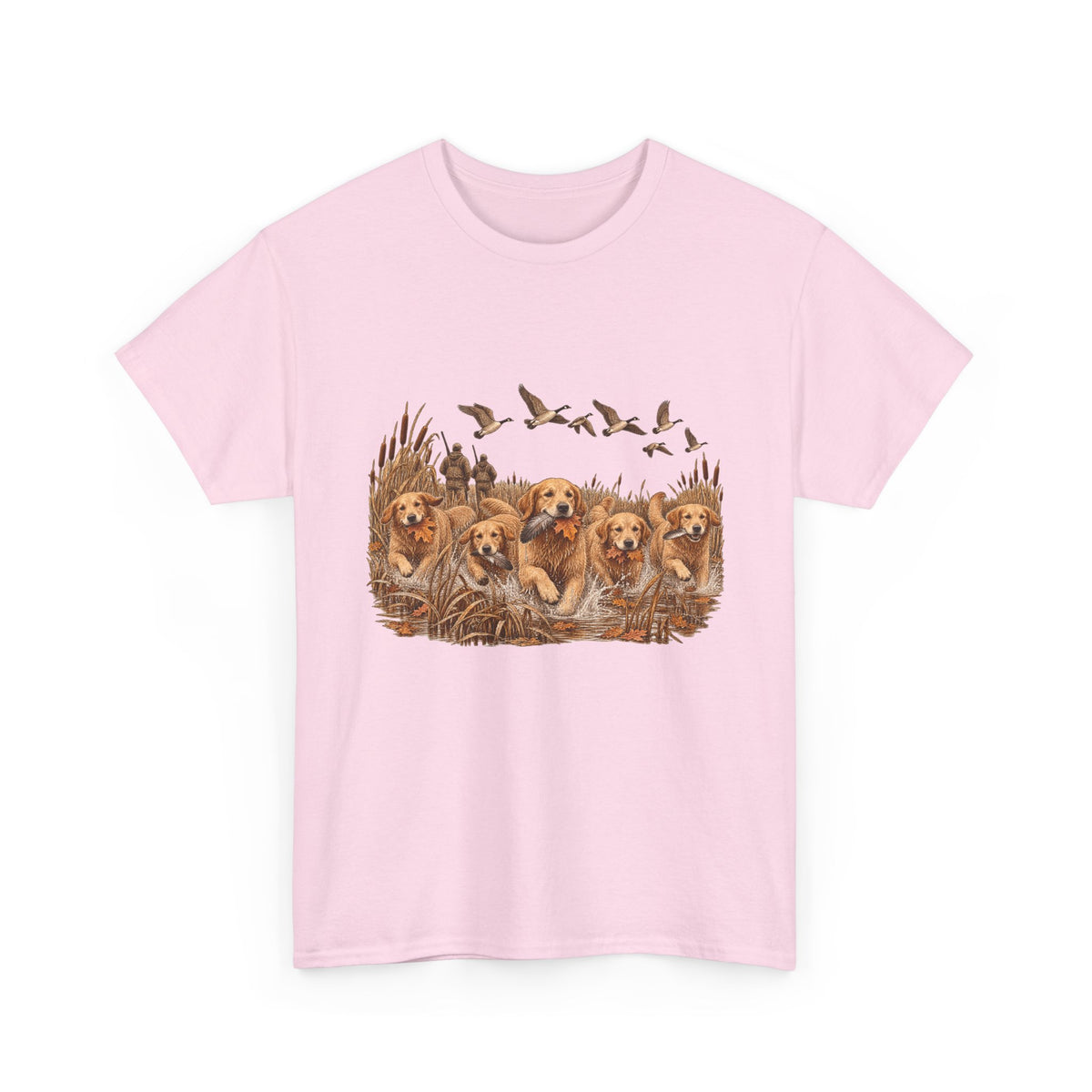 Golden Retriever Duck Hunting T-Shirt – Vintage Hunting Dog Tee