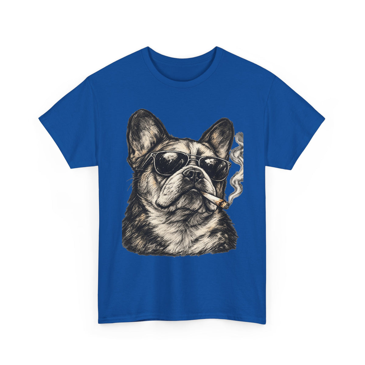 Smoking French Bulldog T-Shirt