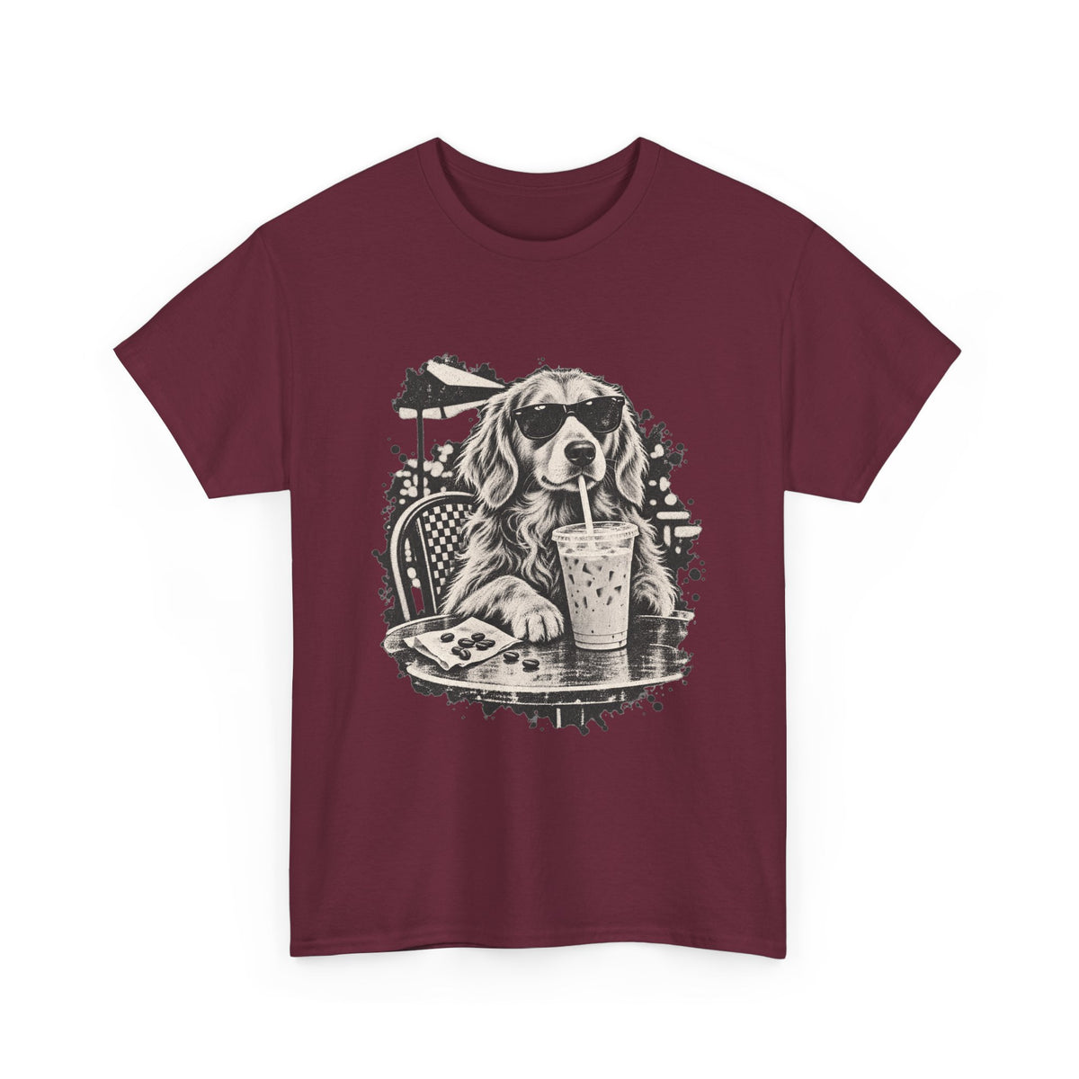 Golden Retriever Iced Coffee T-Shirt