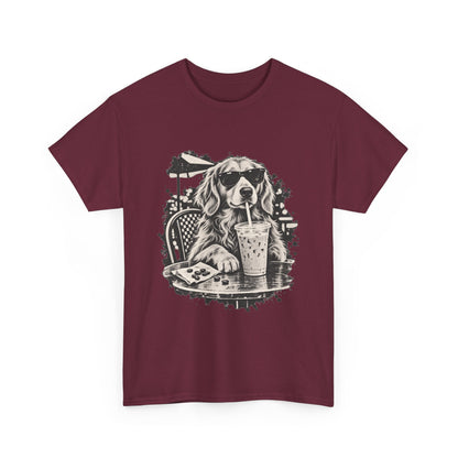 Golden Retriever Iced Coffee T-Shirt