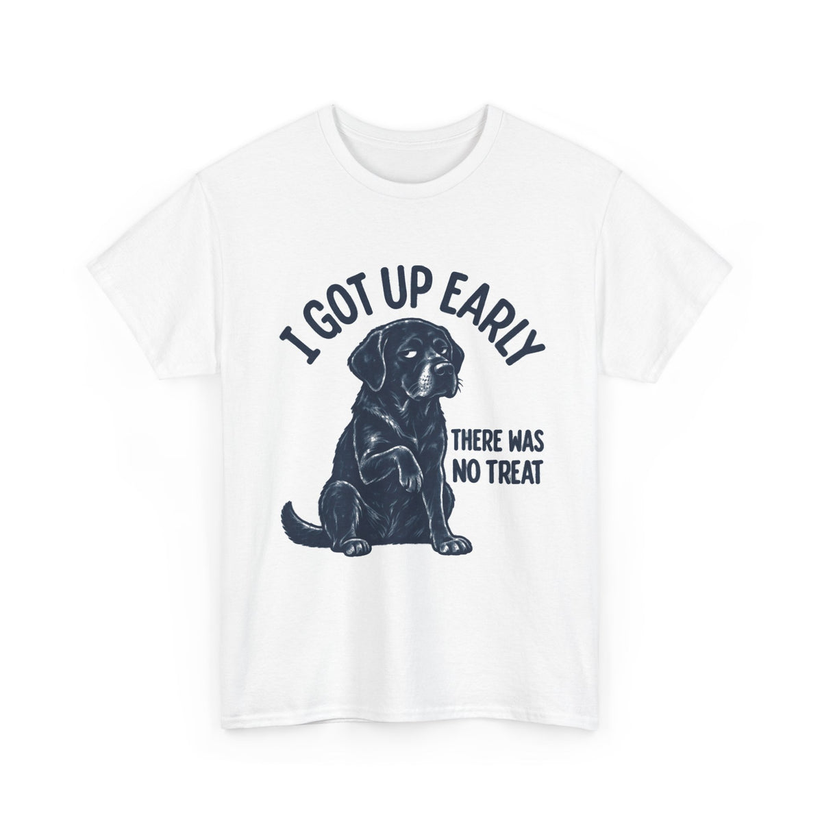 Grumpy Treat Labrador Shirt, I Got Up Early No Worm Tee