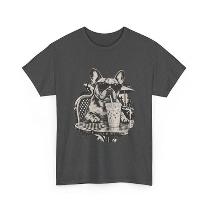 French Bulldog Iced Coffee T-Shirt
