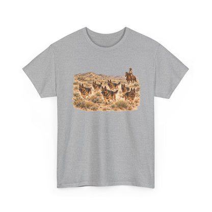 German Shepherd Cowboy Western T-Shirt