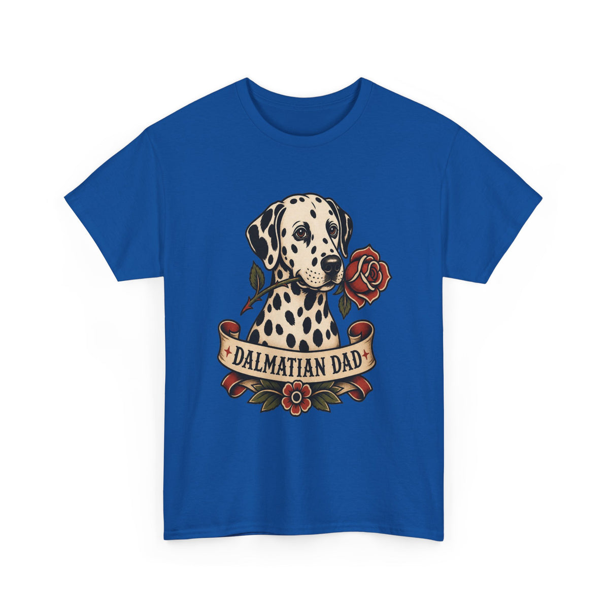 Dalmatian Dad T-Shirt — Vintage Tattoo Style Dog Dad Tee