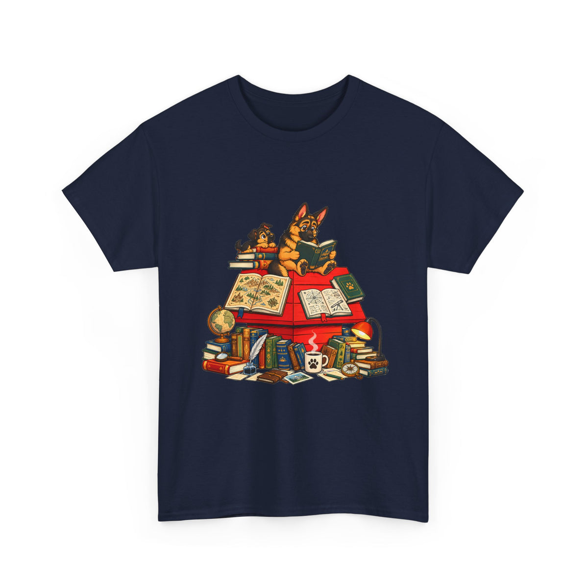 German Shepherd Scholar Dog T-Shirt