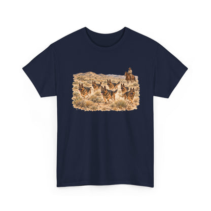 German Shepherd Cowboy Western T-Shirt