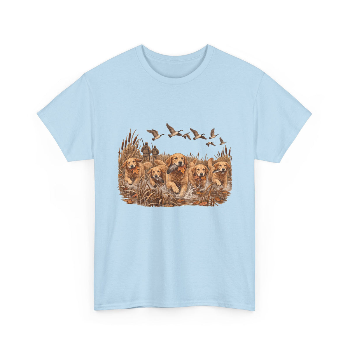 Golden Retriever Duck Hunting T-Shirt – Vintage Hunting Dog Tee