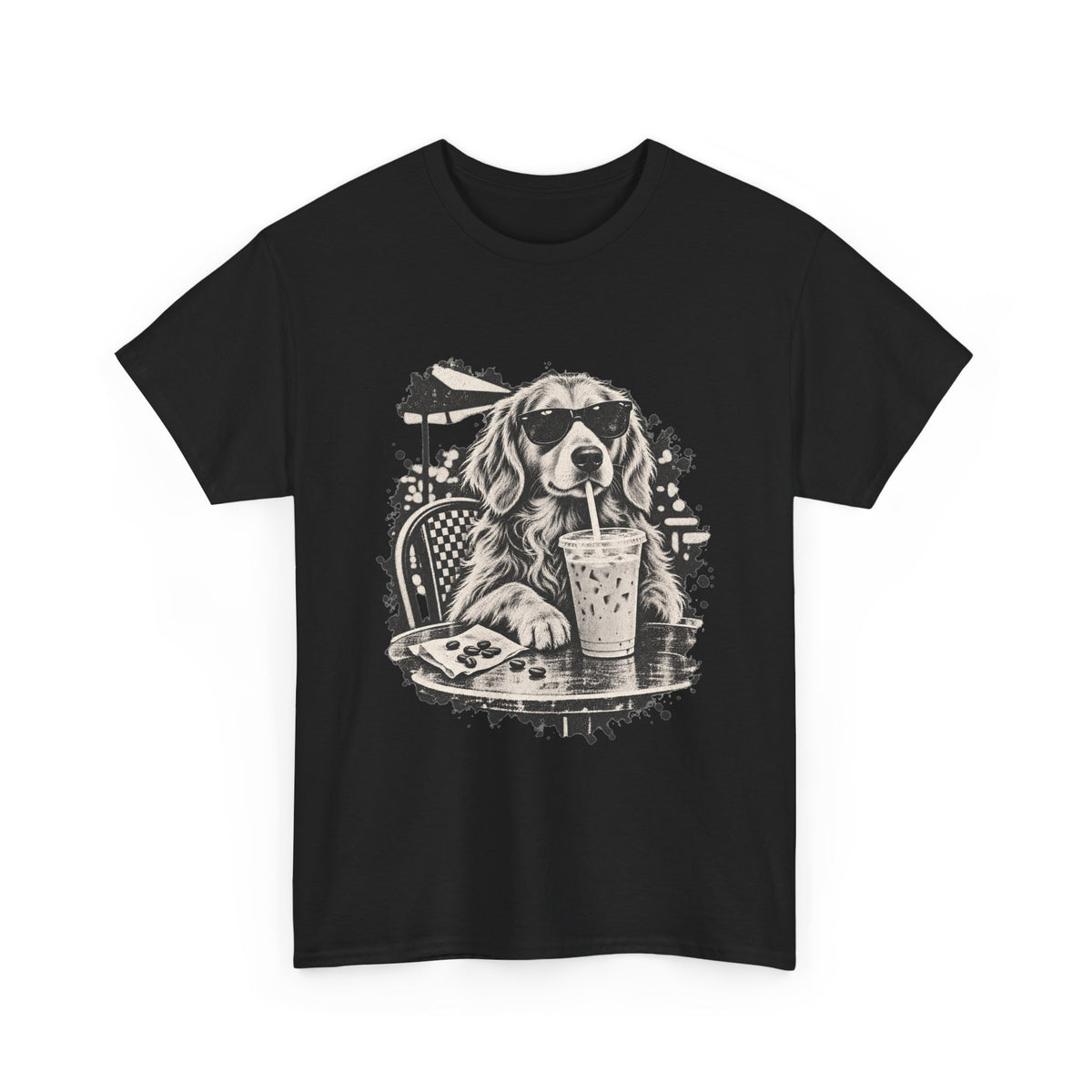 Golden Retriever Iced Coffee T-Shirt