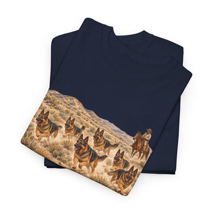 German Shepherd Cowboy Western T-Shirt