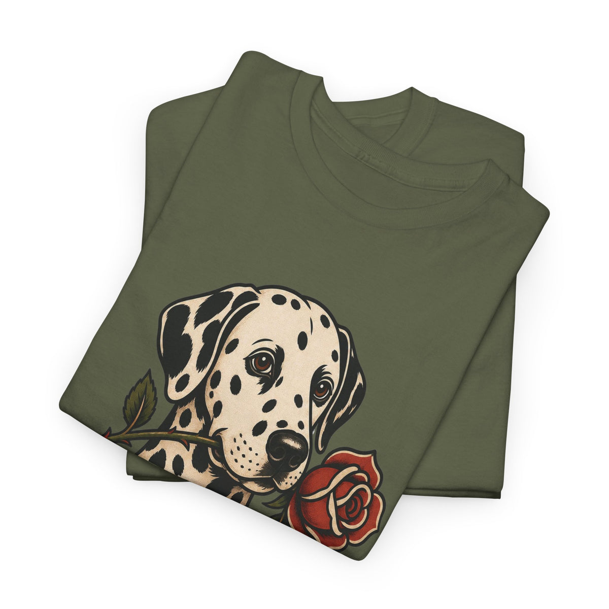 Dalmatian Dad T-Shirt — Vintage Tattoo Style Dog Dad Tee