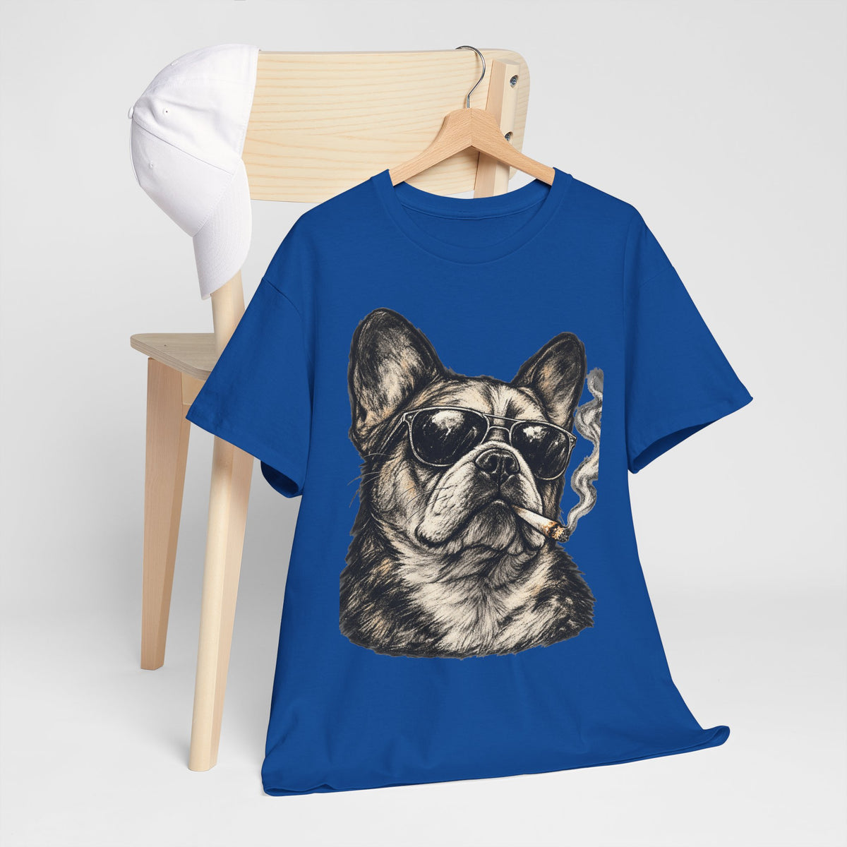 Smoking French Bulldog T-Shirt