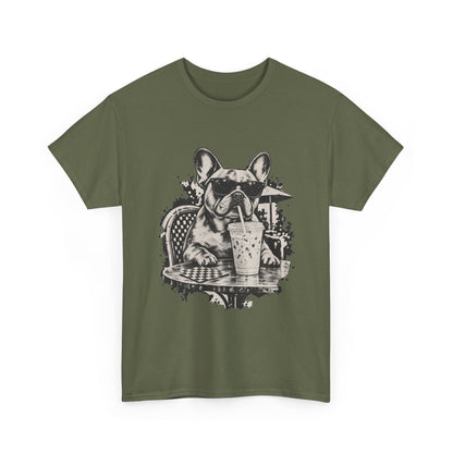 French Bulldog Iced Coffee T-Shirt