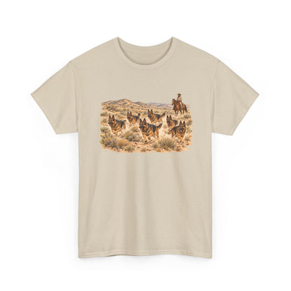 German Shepherd Cowboy Western T-Shirt