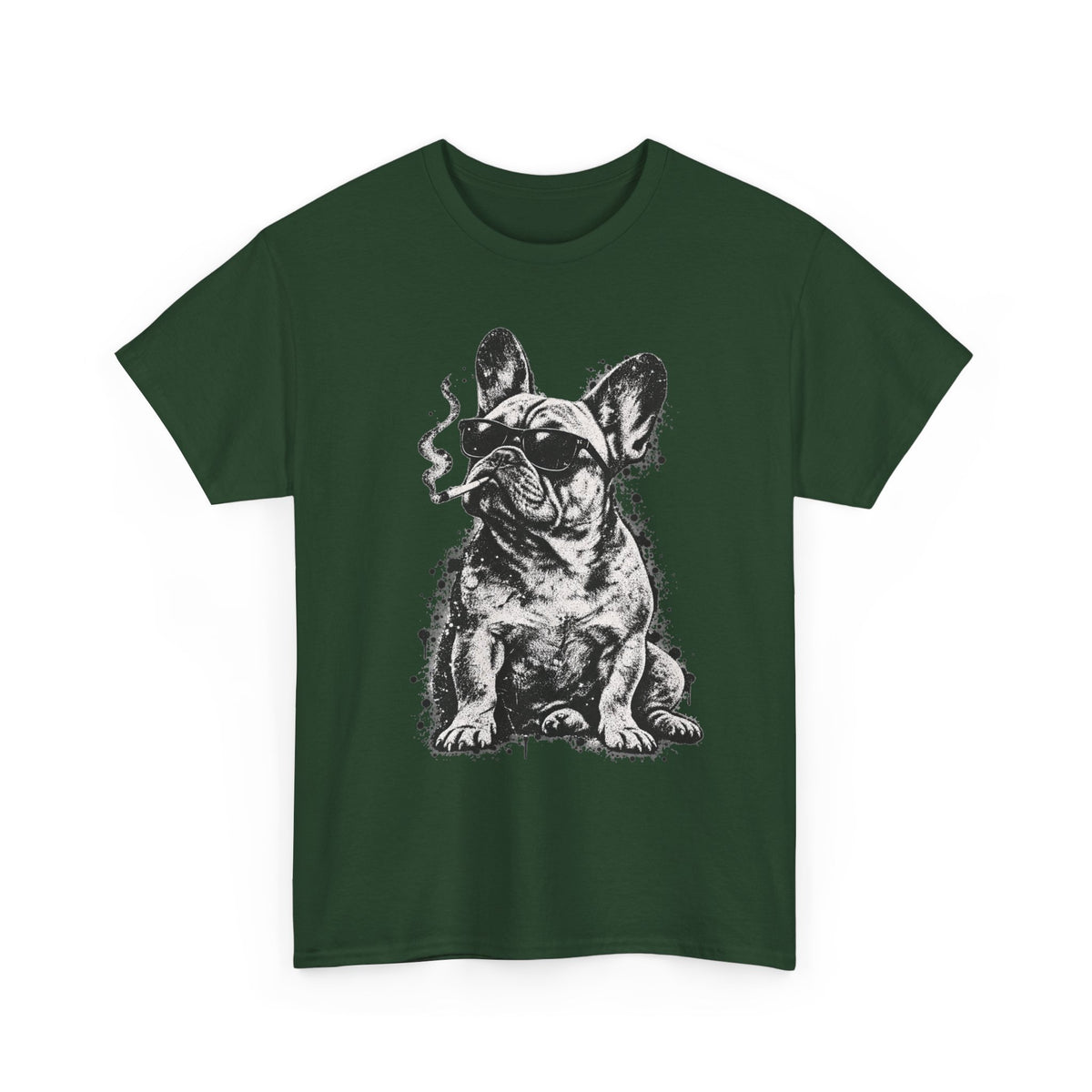 Smoking French Bulldog T-Shirt