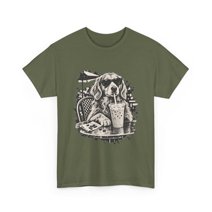 Golden Retriever Iced Coffee T-Shirt