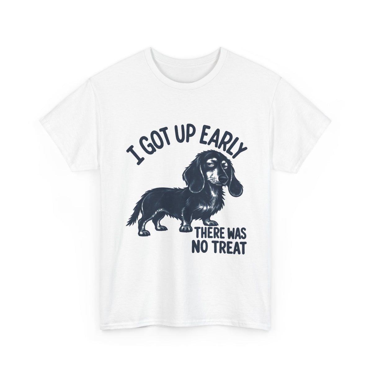 Grumpy Dachshund Shirt, I Got Up Early No Worm Tee
