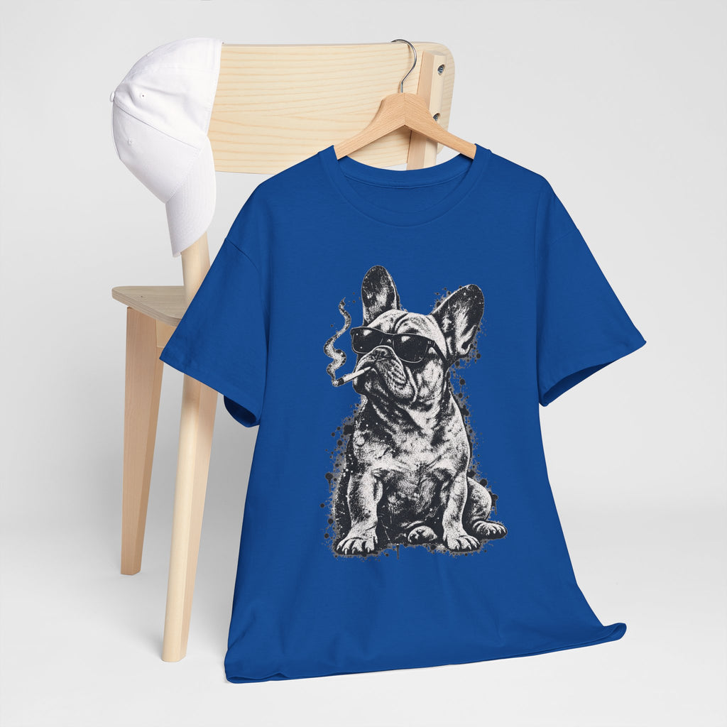 Smoking French Bulldog T-Shirt