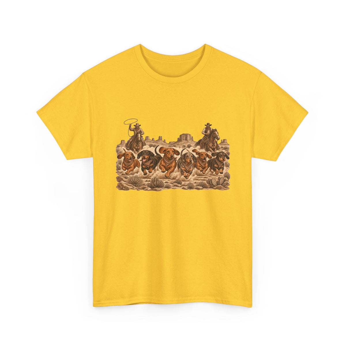 Western Dachshund Cowboy T-Shirt