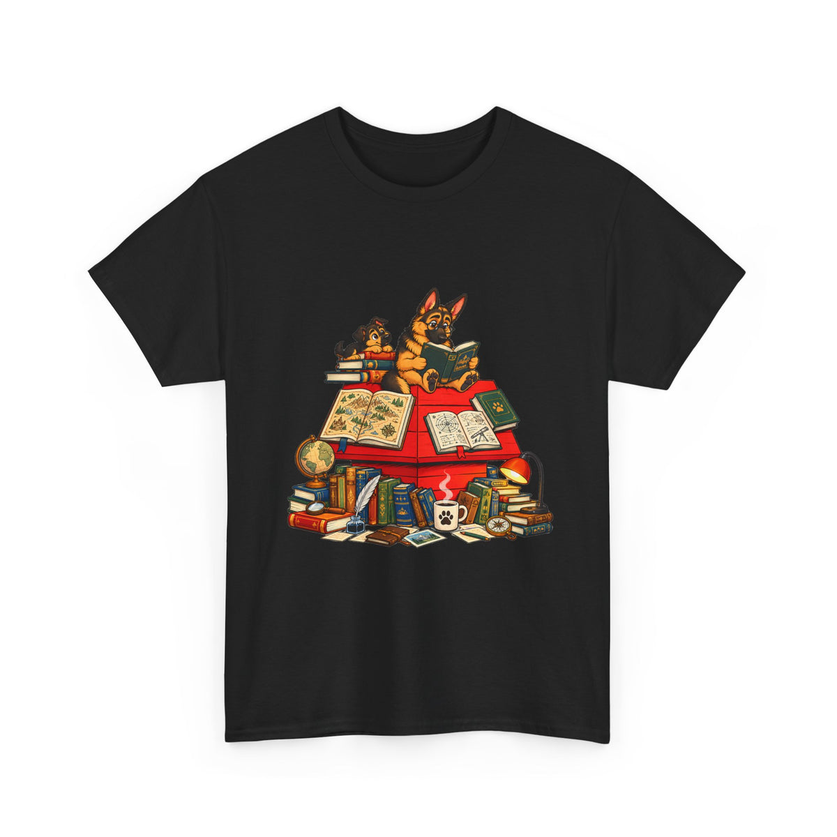 German Shepherd Scholar Dog T-Shirt