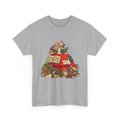 French Bulldog Bookworm T-Shirt