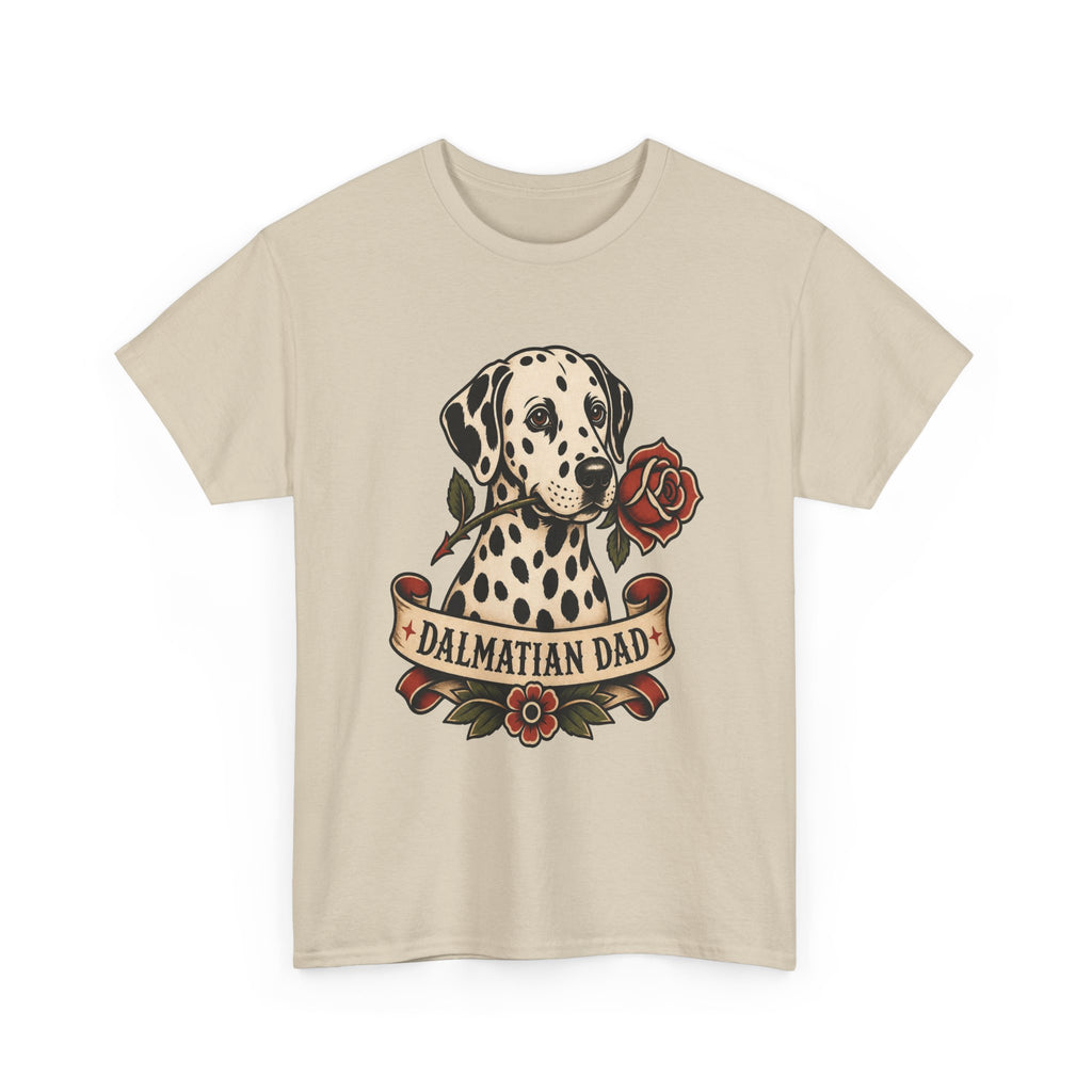 Dalmatian Dad T-Shirt — Vintage Tattoo Style Dog Dad Tee