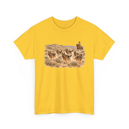 German Shepherd Cowboy Western T-Shirt