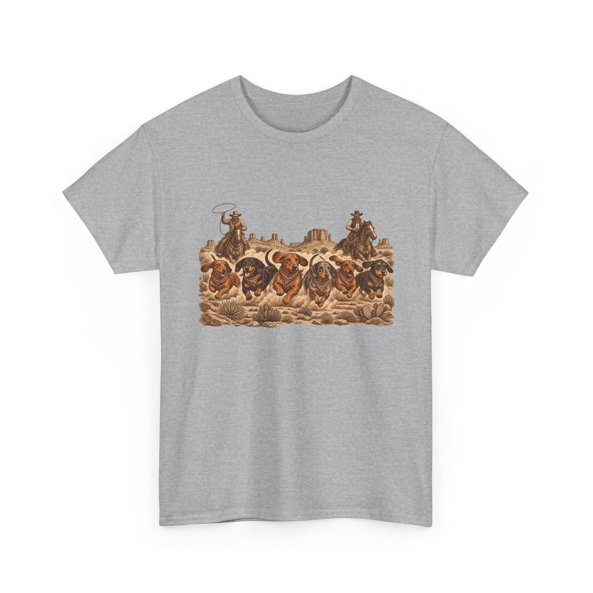 Western Dachshund Cowboy T-Shirt
