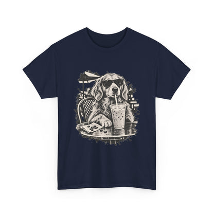 Golden Retriever Iced Coffee T-Shirt