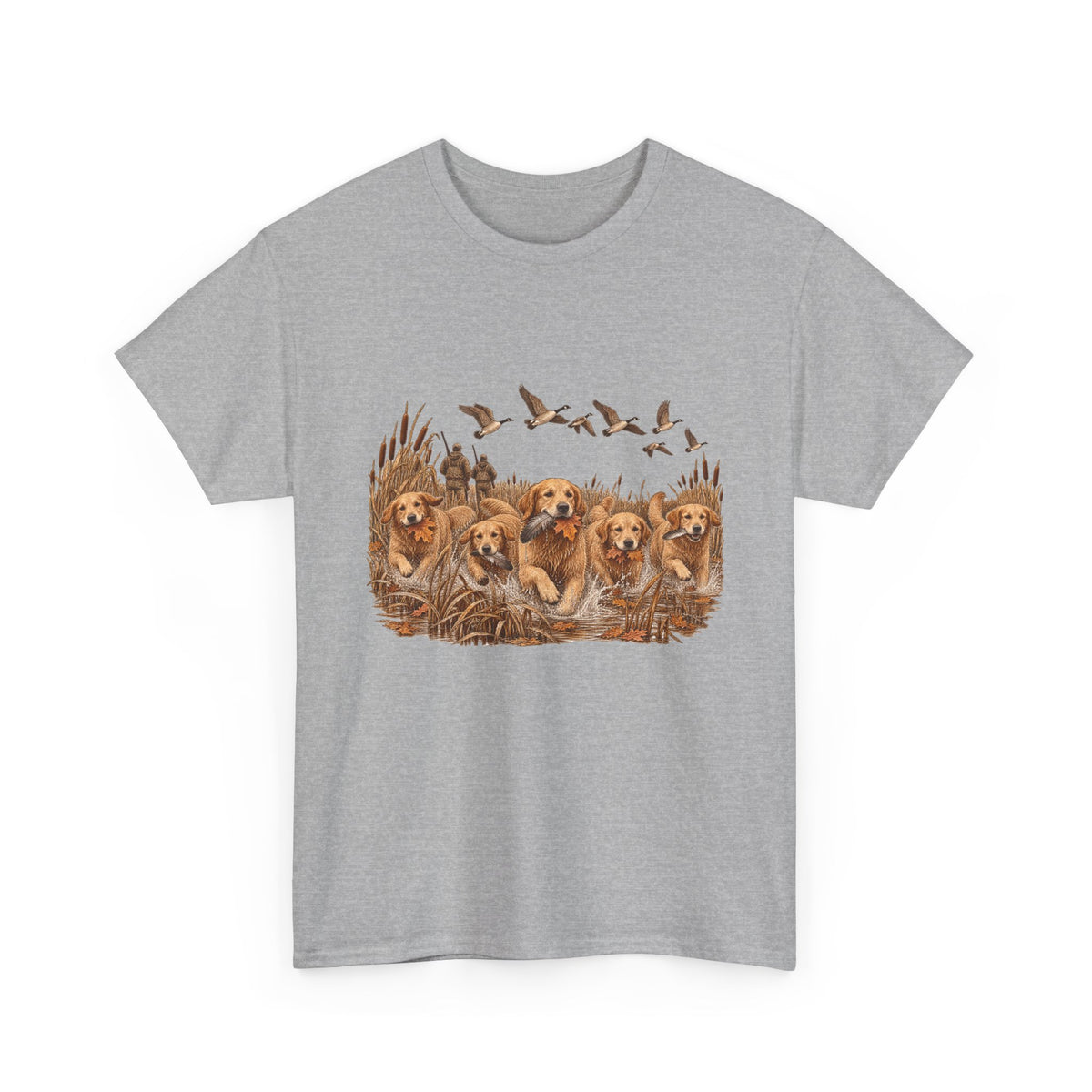 Golden Retriever Duck Hunting T-Shirt – Vintage Hunting Dog Tee