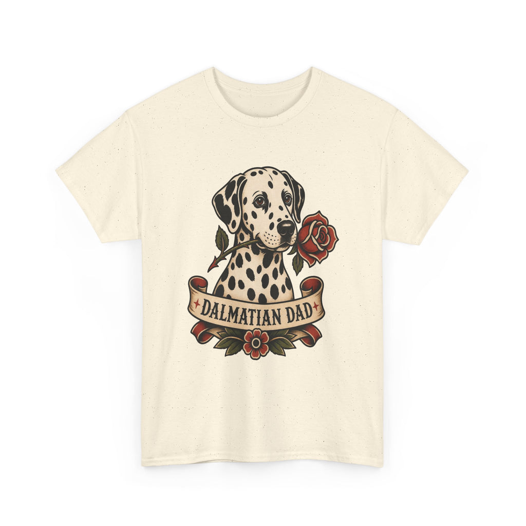 Dalmatian Dad T-Shirt — Vintage Tattoo Style Dog Dad Tee