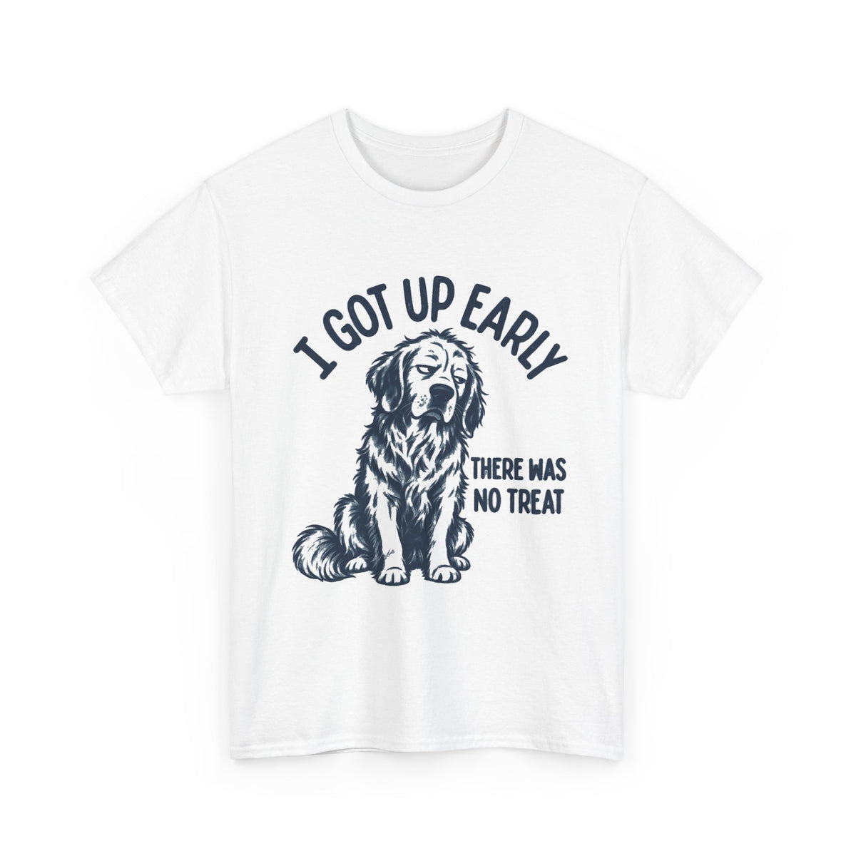Grumpy Golden Retriever Shirt, I Got Up Early No Worm Tee
