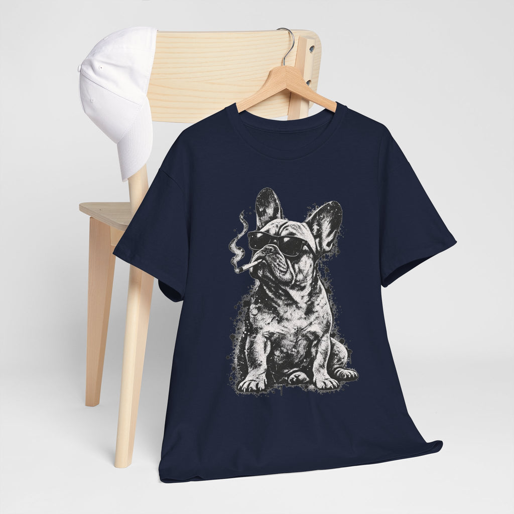 Smoking French Bulldog T-Shirt
