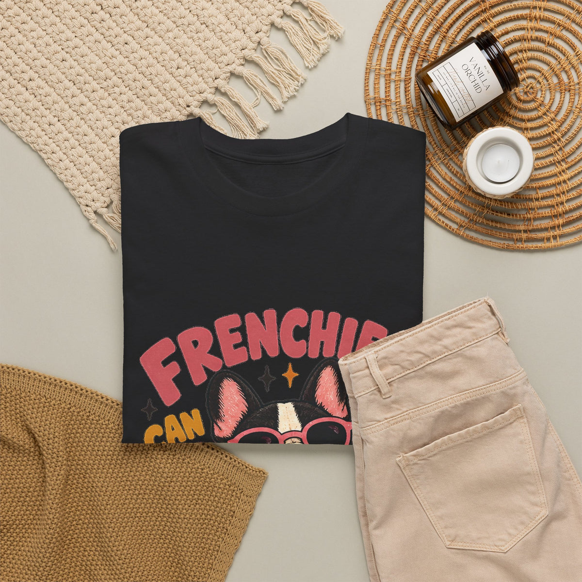 Frenchies can do Big Things T-Shirt, French Bulldog Tee