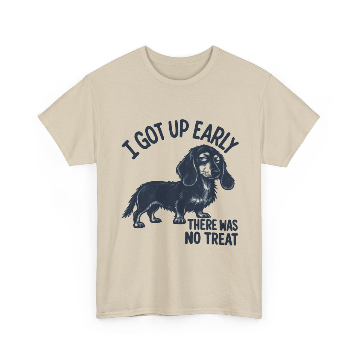Grumpy Dachshund Shirt, I Got Up Early No Worm Tee