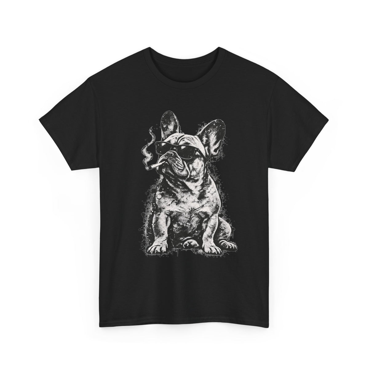 Smoking French Bulldog T-Shirt