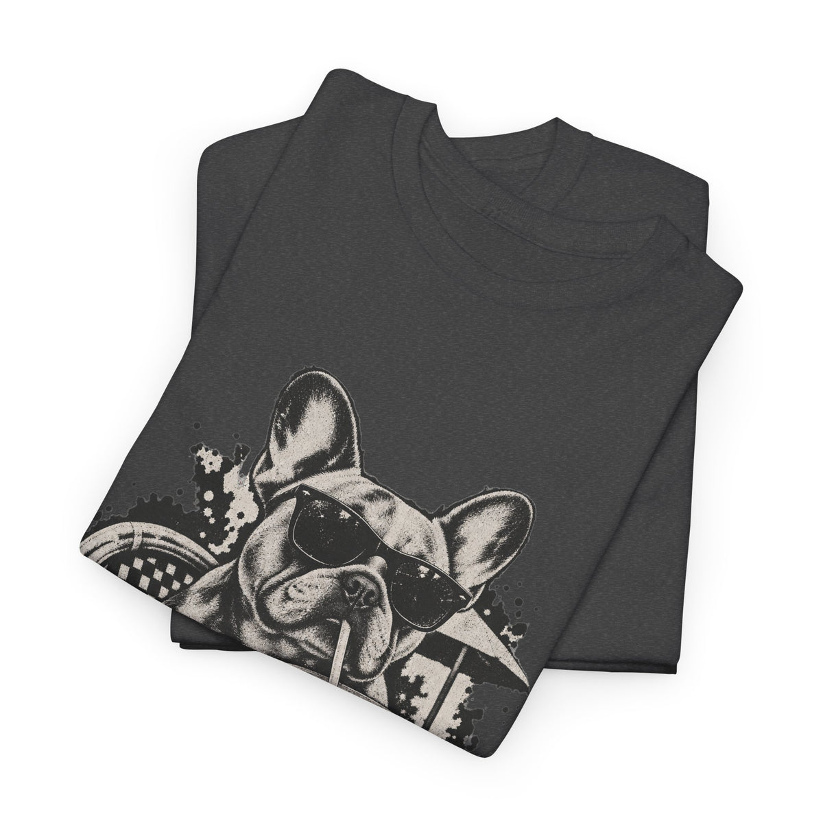 French Bulldog Iced Coffee T-Shirt