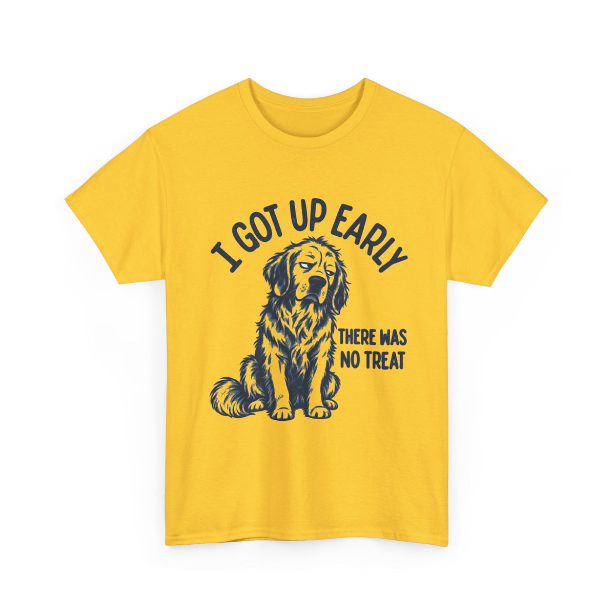 Grumpy Golden Retriever Shirt, I Got Up Early No Worm Tee