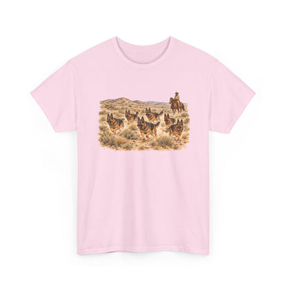 German Shepherd Cowboy Western T-Shirt