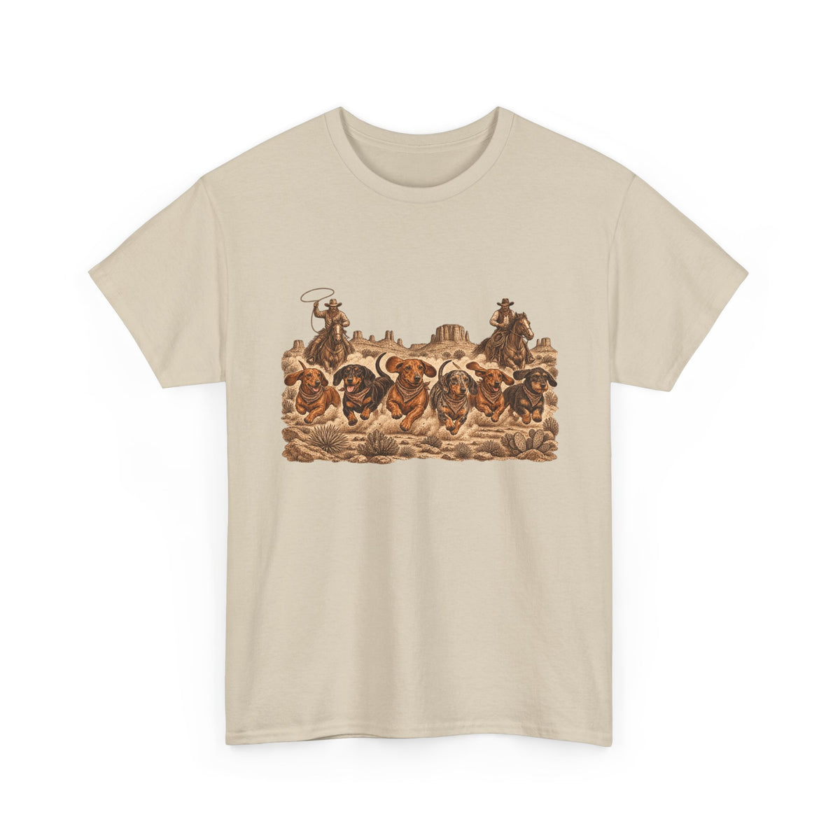Western Dachshund Cowboy T-Shirt