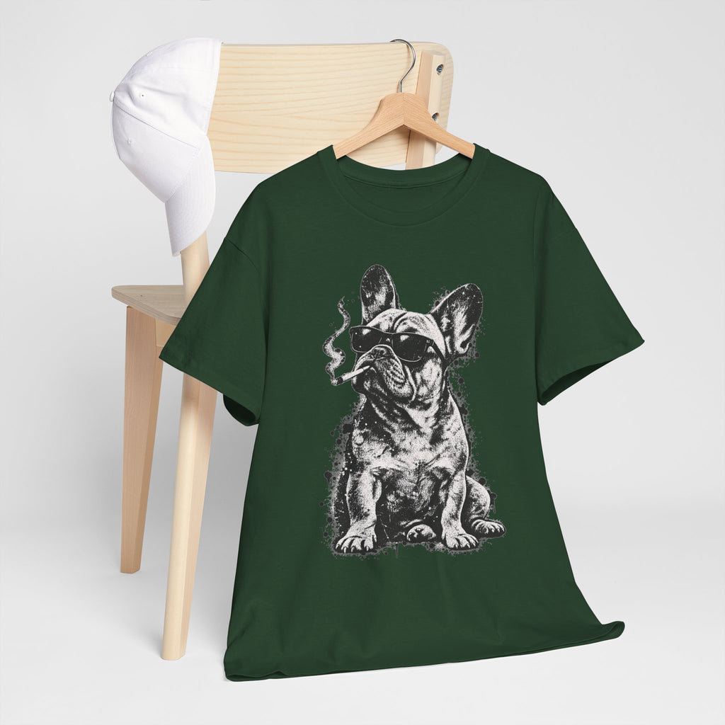 Smoking French Bulldog T-Shirt