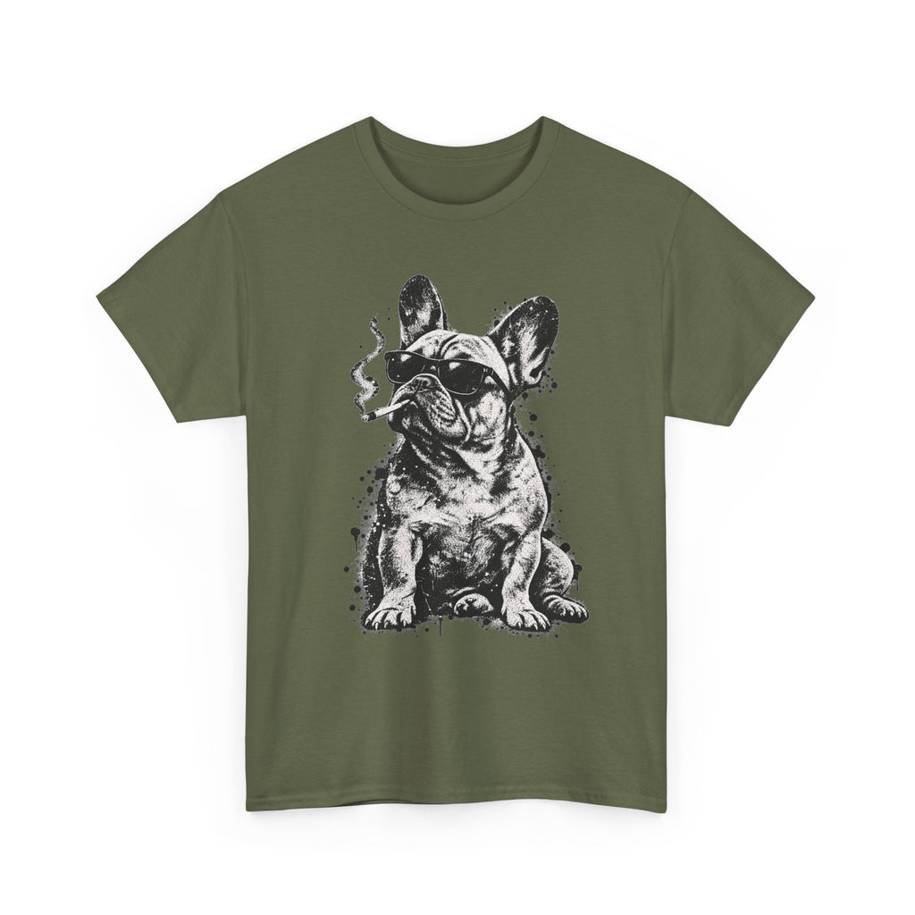 Smoking French Bulldog T-Shirt