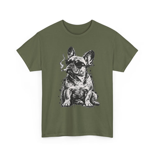 Smoking French Bulldog T-Shirt