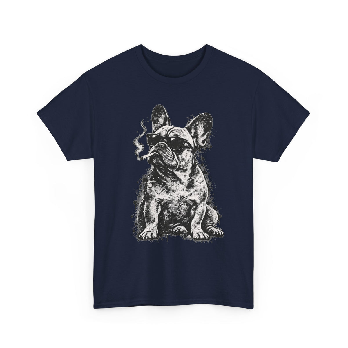 Smoking French Bulldog T-Shirt