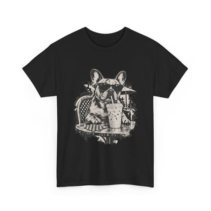 French Bulldog Iced Coffee T-Shirt