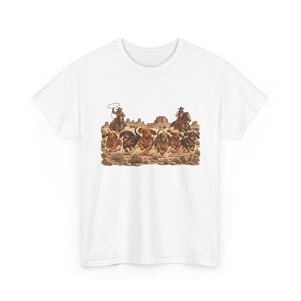 Western Dachshund Cowboy T-Shirt