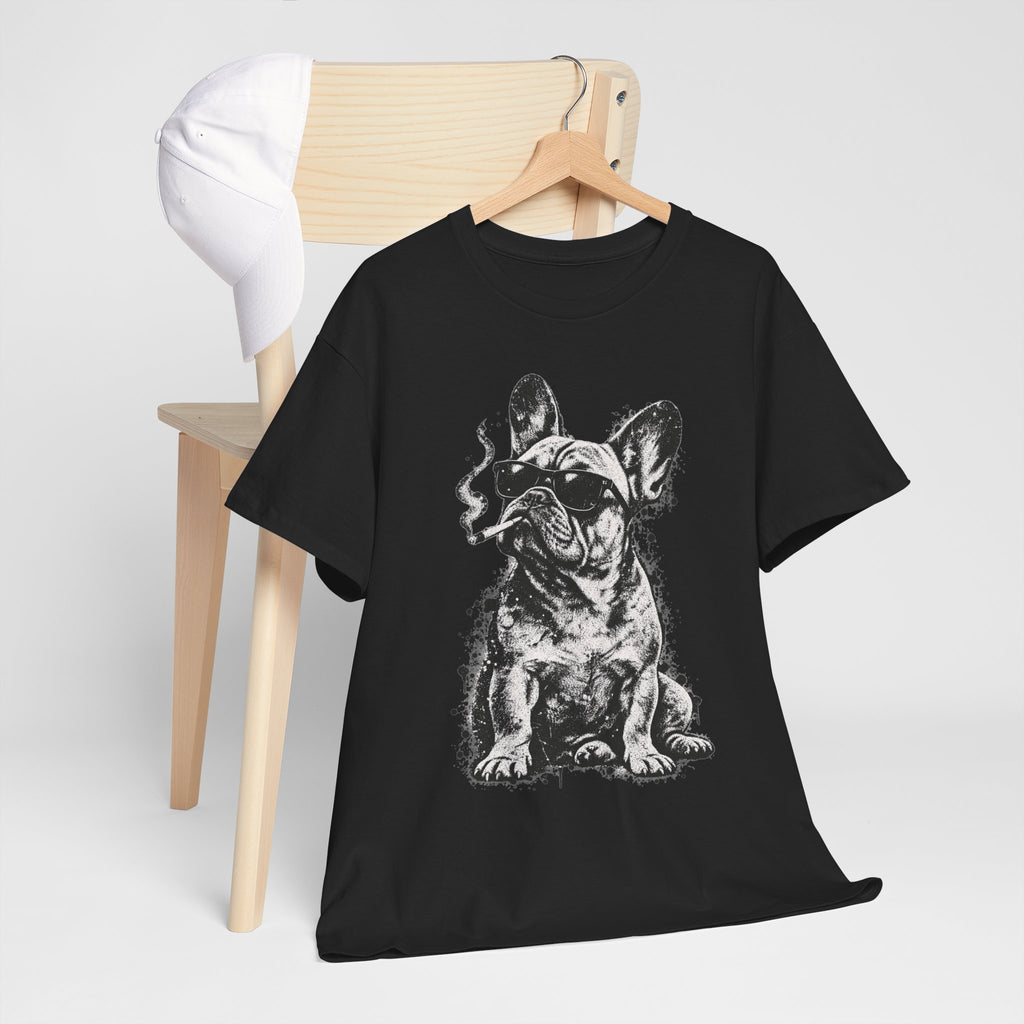 Smoking French Bulldog T-Shirt