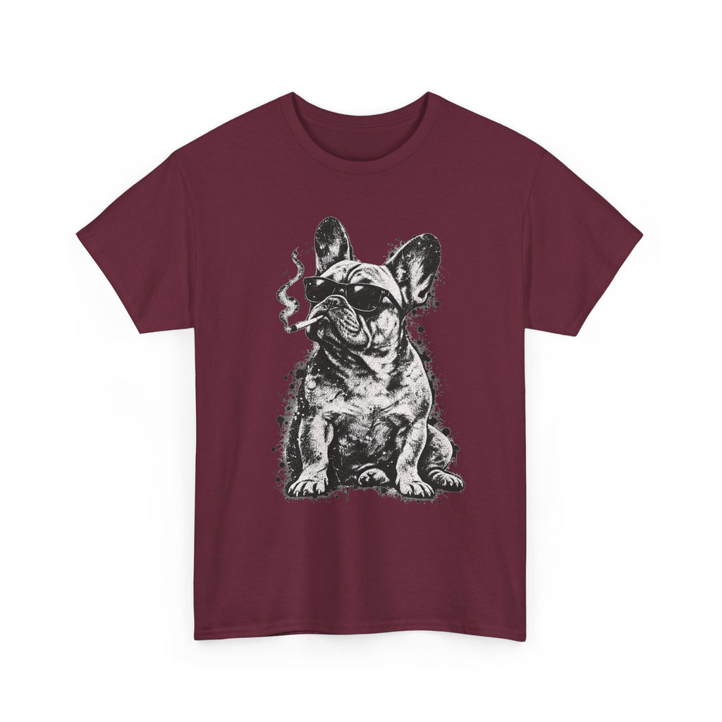 Smoking French Bulldog T-Shirt