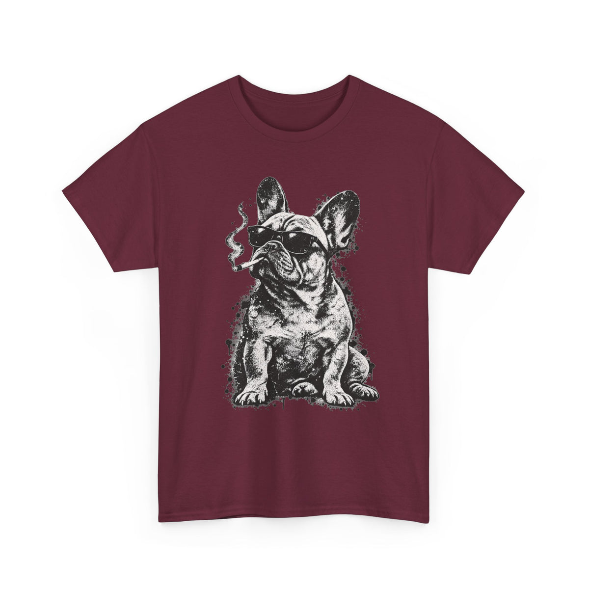 Smoking French Bulldog T-Shirt