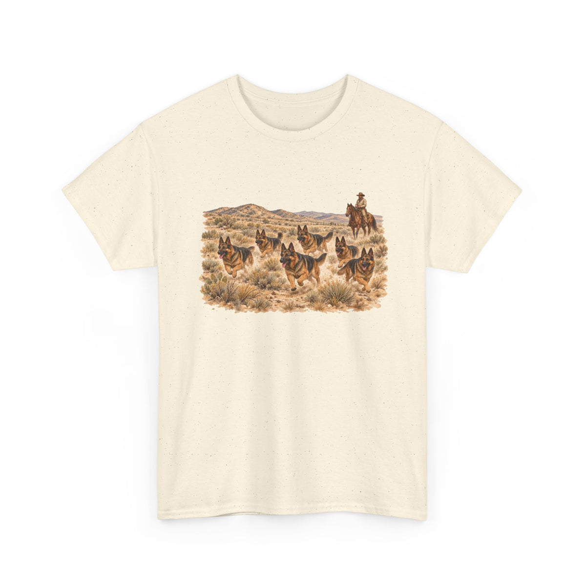 German Shepherd Cowboy Western T-Shirt