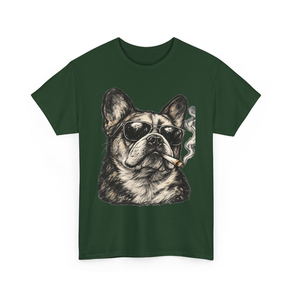 Smoking French Bulldog T-Shirt